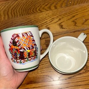 Christopher Radko Gingerbread House Mugs